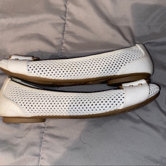 Dr scholls memory foam cool fit white flats 6.5M - Picture 7 of 8